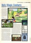 Scan of the review of Holy Magic Century published in the magazine Hyper 60, page 1