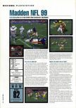 Scan of the review of Madden NFL 99 published in the magazine Hyper 62, page 1