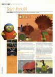 Scan of the review of South Park published in the magazine Hyper 65, page 1