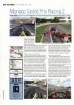 Scan of the review of Monaco Grand Prix Racing Simulation 2 published in the magazine Hyper 66, page 1