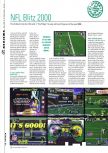 Scan of the review of NFL Blitz 2000 published in the magazine Hyper 73, page 1