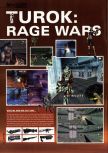 Scan of the preview of Turok: Rage Wars published in the magazine Hyper 75, page 3