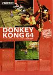 Scan of the review of Donkey Kong 64 published in the magazine Hyper 75, page 1