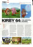 Scan of the review of Kirby 64: The Crystal Shards published in the magazine Hyper 84, page 1