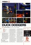 Scan of the review of Duck Dodgers Starring Daffy Duck published in the magazine Hyper 86, page 1