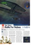 Scan of the review of Star Wars: Episode I: Battle for Naboo published in the magazine Hyper 90, page 1
