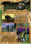 Scan du test de Turok: Dinosaur Hunter paru dans le magazine Nintendo Magazine System 49, page 2