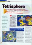 Scan of the review of Tetrisphere published in the magazine 64 Extreme 7, page 1