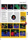 Scan of the review of Super Mario 64 published in the magazine 64 Magazine 01, page 10