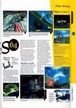 Scan du test de Pilotwings 64 paru dans le magazine 64 Magazine 01, page 2