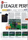 Scan of the review of Jikkyou J-League Perfect Striker published in the magazine 64 Magazine 01, page 1