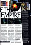 Scan of the review of Star Wars: Shadows Of The Empire published in the magazine 64 Magazine 01, page 2
