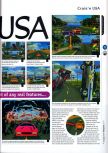 Scan of the review of Cruis'n USA published in the magazine 64 Magazine 01, page 2