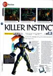Scan of the review of Killer Instinct Gold published in the magazine 64 Magazine 01, page 1
