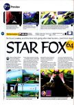 Scan of the preview of Lylat Wars published in the magazine 64 Magazine 01, page 1