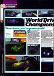 Scan of the preview of World Driver Championship published in the magazine 64 Magazine 25, page 9