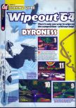 Scan of the walkthrough of WipeOut 64 published in the magazine 64 Magazine 25, page 1