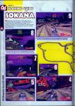 Scan of the walkthrough of WipeOut 64 published in the magazine 64 Magazine 25, page 5