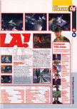 Scan de la preview de Indiana Jones and the Infernal Machine paru dans le magazine 64 Magazine 41, page 9