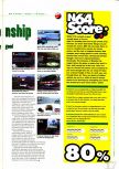 Scan of the review of Multi Racing Championship published in the magazine N64 Pro 01, page 2
