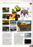 Scan of the review of Mario Kart 64 published in the magazine N64 Pro 01, page 2