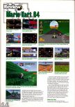 Scan of the review of Mario Kart 64 published in the magazine N64 Pro 01, page 3