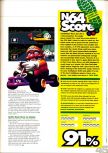 Scan of the review of Mario Kart 64 published in the magazine N64 Pro 01, page 4