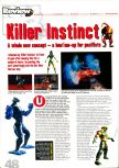 Scan du test de Killer Instinct Gold paru dans le magazine N64 Pro 01, page 1