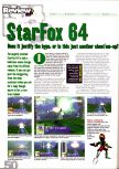 Scan of the review of Lylat Wars published in the magazine N64 Pro 01, page 1