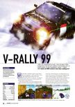 Scan of the review of V-Rally Edition 99 published in the magazine Total Control 2, page 1