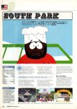 Scan du test de South Park paru dans le magazine Total Control 4, page 1