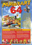 Scan de la soluce de Mario Kart 64 paru dans le magazine Nintendo Magazine System 51, page 1