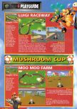 Scan of the walkthrough of Mario Kart 64 published in the magazine Nintendo Magazine System 51, page 3