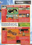 Scan of the walkthrough of Mario Kart 64 published in the magazine Nintendo Magazine System 51, page 4