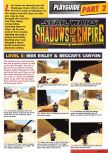 Scan of the walkthrough of Star Wars: Shadows Of The Empire published in the magazine Nintendo Magazine System 51, page 1