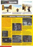 Scan of the walkthrough of Star Wars: Shadows Of The Empire published in the magazine Nintendo Magazine System 51, page 2