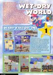 Scan of the walkthrough of Super Mario 64 published in the magazine Nintendo Magazine System 51, page 5