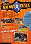 Scan of the review of NBA Hangtime published in the magazine Nintendo Magazine System 53, page 1