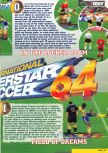 Scan du test de International Superstar Soccer 64 paru dans le magazine Nintendo Magazine System 53, page 2
