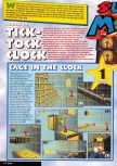 Scan of the walkthrough of Super Mario 64 published in the magazine Nintendo Magazine System 53, page 1