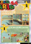 Scan de la soluce de Super Mario 64 paru dans le magazine Nintendo Magazine System 53, page 2