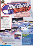 Scan of the review of Wayne Gretzky's 3D Hockey published in the magazine Nintendo Magazine System 54, page 1