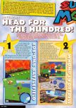 Scan of the walkthrough of Super Mario 64 published in the magazine Nintendo Magazine System 54, page 1