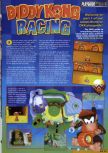 Scan of the walkthrough of Diddy Kong Racing published in the magazine Nintendo Magazine System 60, page 1
