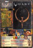 Scan of the review of Quake published in the magazine Nintendo Magazine System 62, page 1