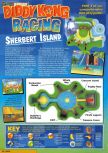 Scan of the walkthrough of Diddy Kong Racing published in the magazine Nintendo Magazine System 62, page 1