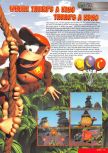 Scan du test de Donkey Kong 64 paru dans le magazine Nintendo Magazine System 82, page 2