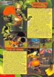 Scan of the review of Donkey Kong 64 published in the magazine Nintendo Magazine System 82, page 7