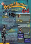 Scan of the review of Bass Hunter 64 published in the magazine Nintendo Magazine System 82, page 1