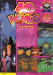 Scan du test de 40 Winks paru dans le magazine Nintendo Magazine System 82, page 1